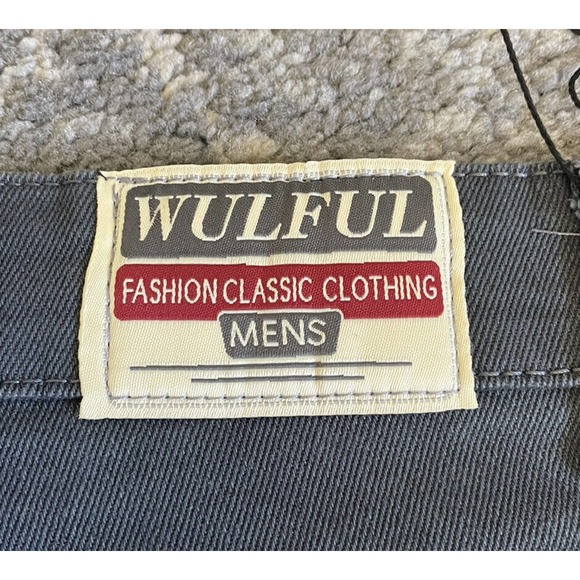 Wulful Mens 34 Jeans Gray Denim Pants NWT M9 - Picture 3 of 11